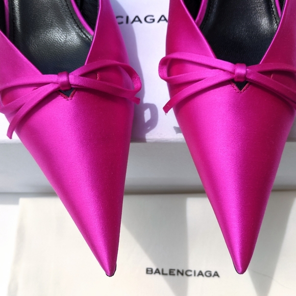 💯🎁Balenciaga💕Knife Slingback Mules Pumps - Picture 4 of 12